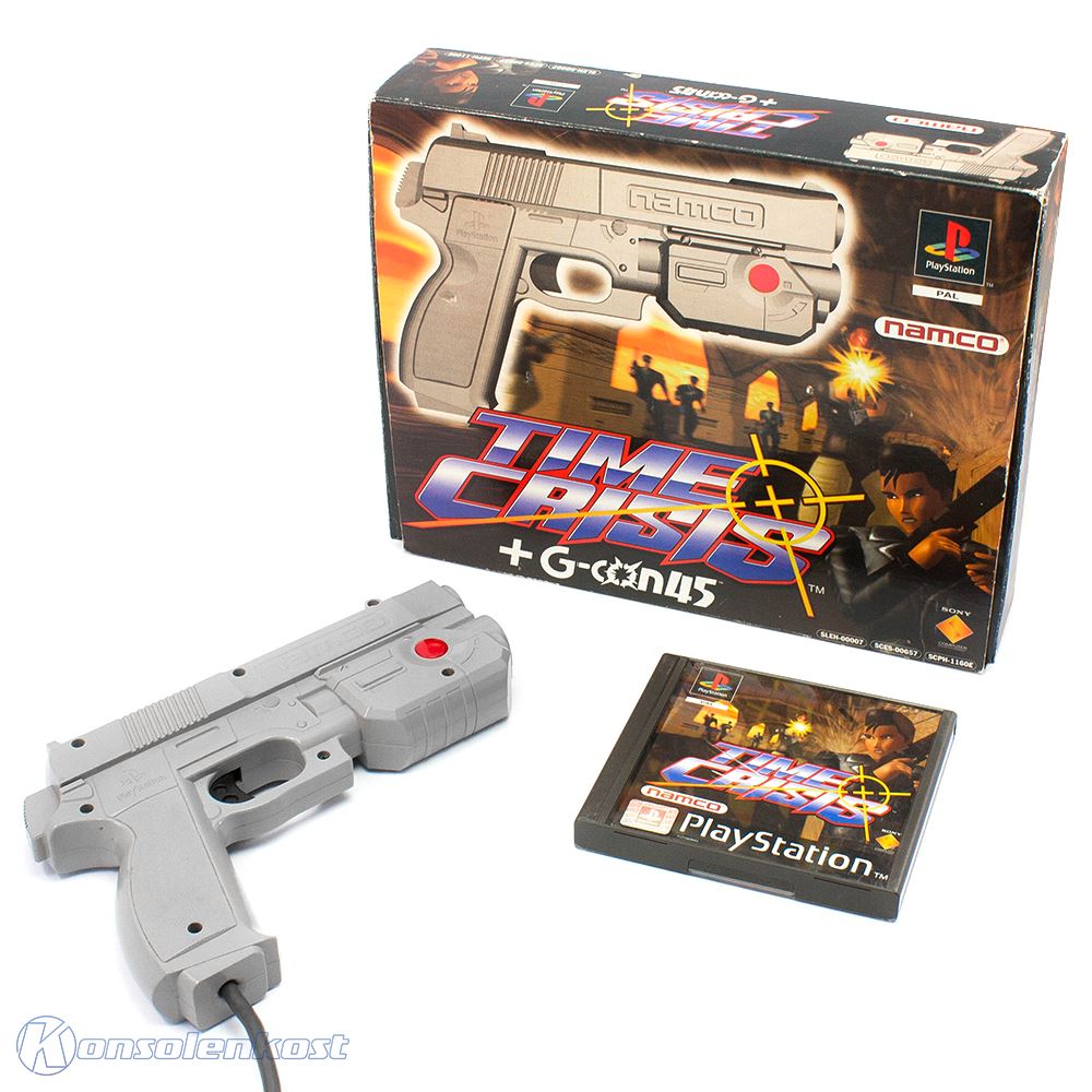 Ps Light Gun Pistole Phaser G Con Time Crisis Box Mit Ovp Ovp