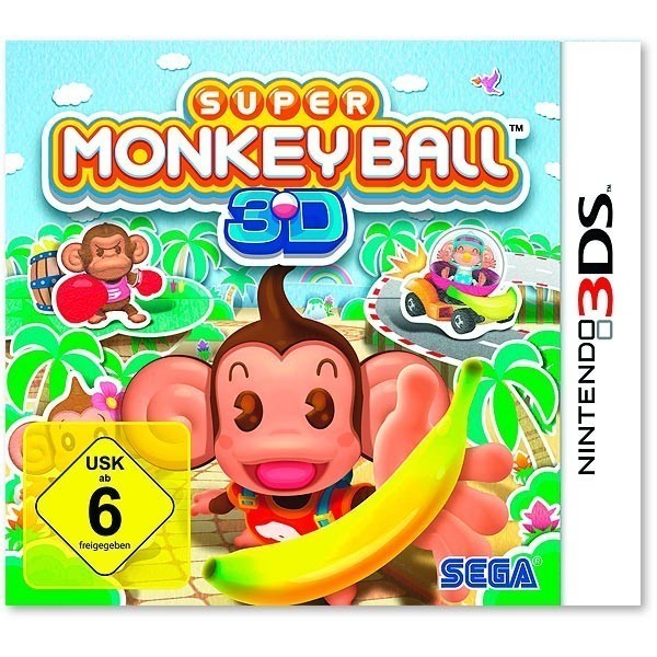 Nintendo 3DS - Super Monkey Ball 3D (mit OVP) (gebraucht)
