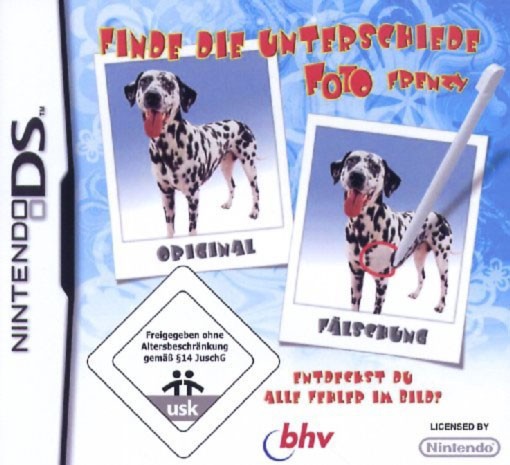 Nintendo DS - Finde die Unterschiede Foto Frenzy (mit OVP) (gebraucht)