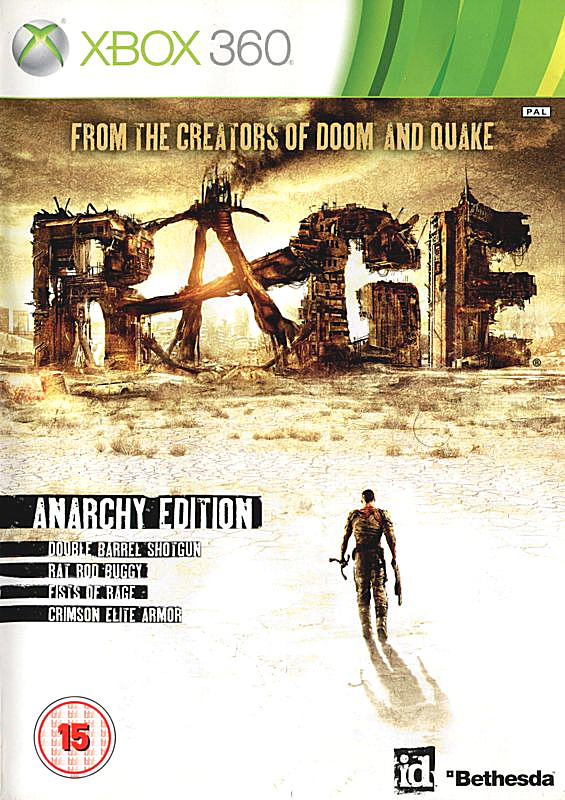 Xbox 360 - Rage #Anarchy Edition (UK Version) (mit OVP) (gebraucht) USK18