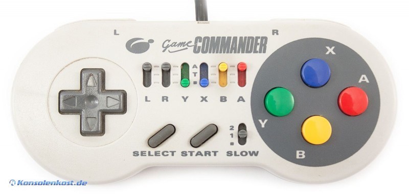 SNES - Controller #grau Game Commander IGC-001 [Imagineer] (gebraucht ...
