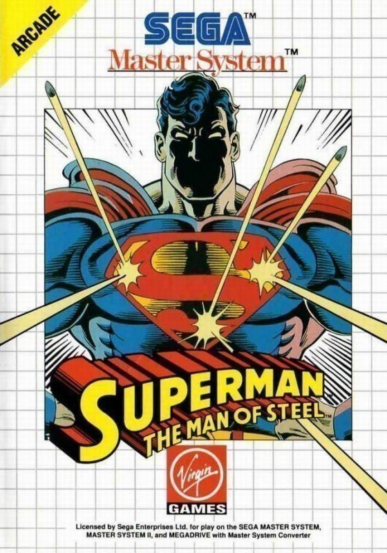 Superman Sur Sega Master System – Jeu Vidéo Complet Boîtier, Très Bon état