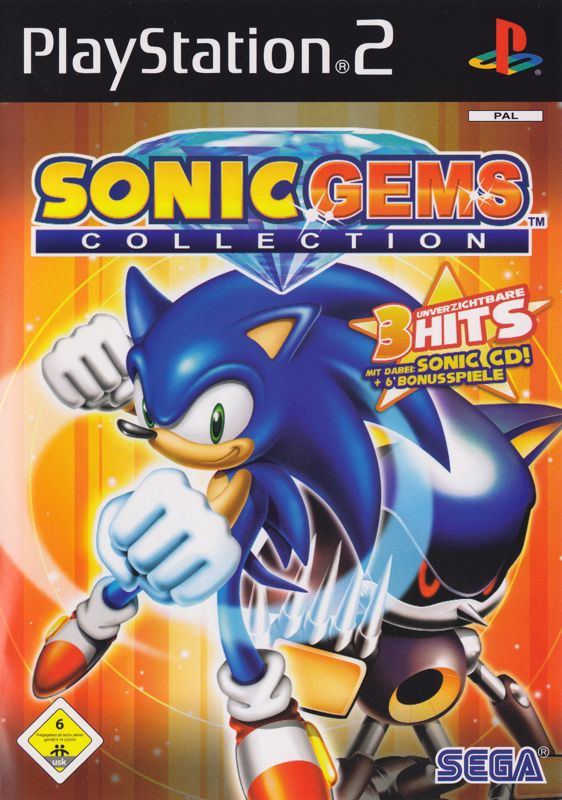 PS2 - Sonic Gems Collection (DE Version) (nur CD) (gebraucht)