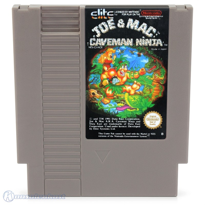 Nes Joe Mac Caveman Ninja Pal B Modul Gebraucht Konsolenkost