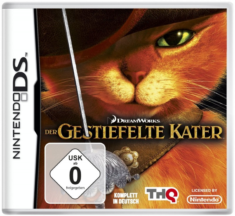 Nintendo DS - Der Gestiefelte Kater (DE Version) (mit OVP) (gebraucht)