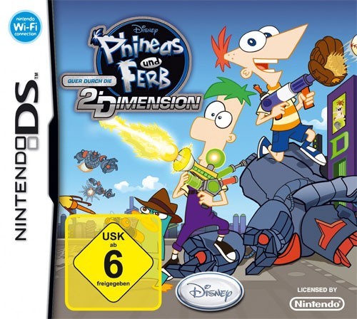 Nintendo DS - Phineas und Ferb: Quer durch die 2. Dimension (DE Version) (mit OVP) (gebraucht)