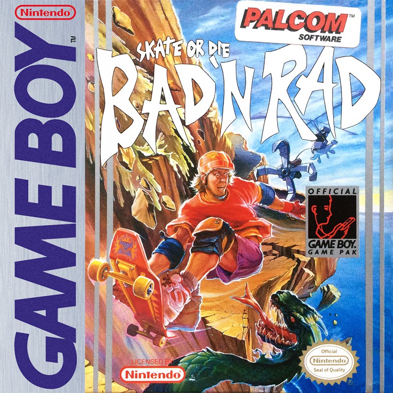 GameBoy - Bad N Rad Skate Or Die (Modul) (starke Gebrauchsspuren) (gebraucht)