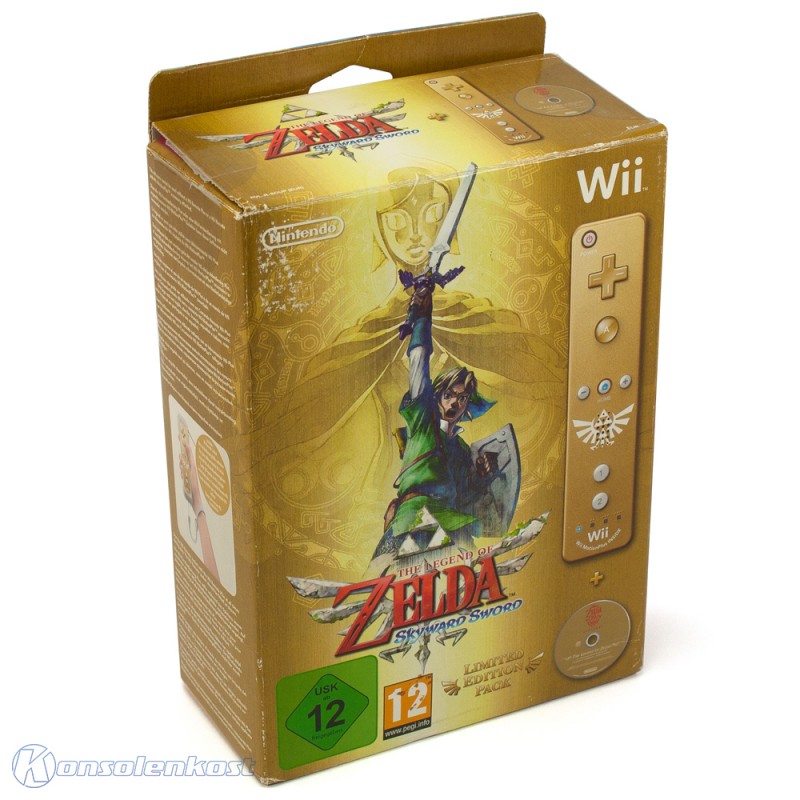 Wii - The Legend of Zelda: Skyward Sword + Remote #LE Pack (DE/EN) (mit OVP / Big Box) (gebraucht)