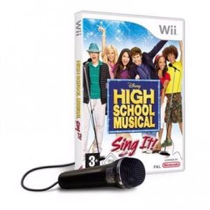 Wii - Disney Sing It: High School Musical 1 + Mikrofon (DE/EN) (mit OVP) (gebraucht)
