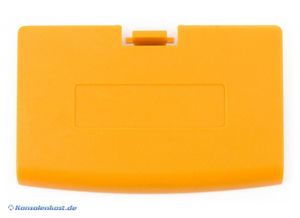 GameBoy Advance - Batteriefachdeckel, Klappe, Deckel, Abdeckung, Battery Cover #orange (ohne OVP) (NEU)