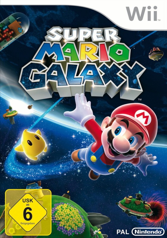 Wii - Super Mario Galaxy 1 (DE Version) (nur CD) (gebraucht)