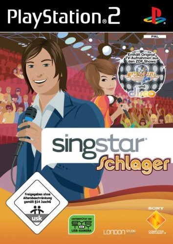 PS2 - SingStar Schlager (DE Version) (CD mit Anl.) (gebraucht)