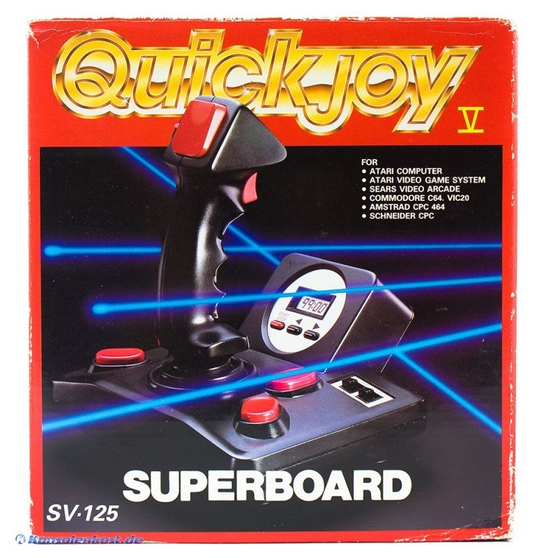 Vintage Joystick QuickJoy V SUPERBOARD SV-125 – Trödelfuchs Vintage Shop