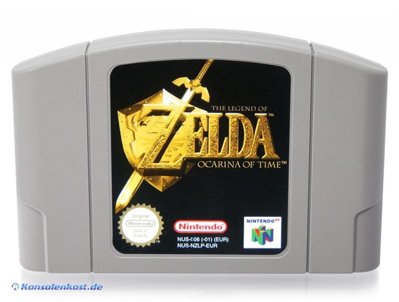 N64 - The Legend of Zelda: Ocarina of Time (DE Version) (Modul) (starke Gebrauchsspuren) (gebraucht)