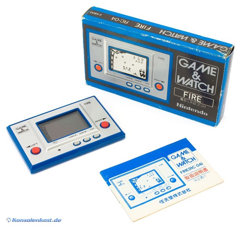 Nintendo Game & Watch - Fire #RC-04 (mit OVP) (gebraucht