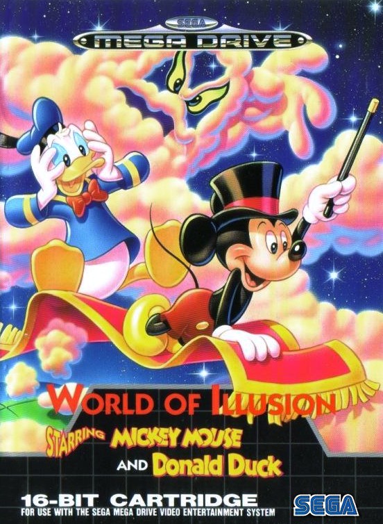 Mega Drive - World of Illusion: starring Mickey Mouse & Donald Duck (EU Version) (mit OVP) (sehr guter Zustand) (gebraucht)