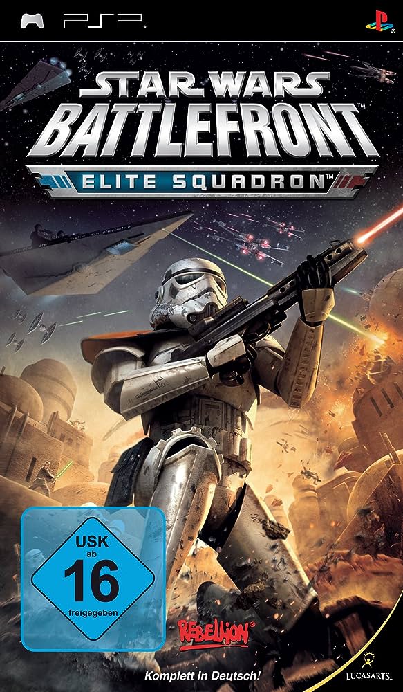 PSP - Star Wars Battlefront: Elite Squadron (DE Version) (mit OVP) (gebraucht)
