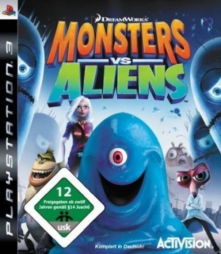 PS3 - Monsters vs. Aliens (DE Version) (mit OVP) (gebraucht)