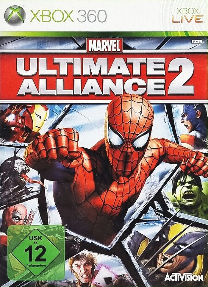 Xbox 360 - MARVEL Ultimate Alliance 2 (DE Version) (mit OVP) (gebraucht)