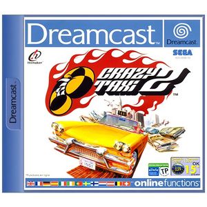 Dreamcast - Crazy Taxi 2 (mit OVP) (gebraucht) NEUWERTIG
