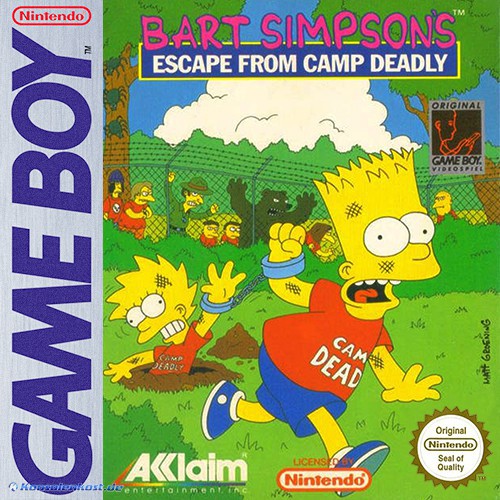 GameBoy - Bart Simpson's: Escape from Camp Deadly (Modul) (akzeptabel) (gebraucht)
