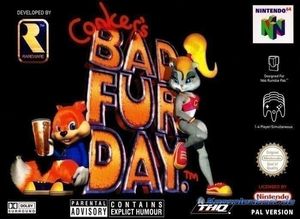 N64 - Conker's Bad Fur Day BFD (mit OVP) (sehr guter Zustand) (gebraucht)