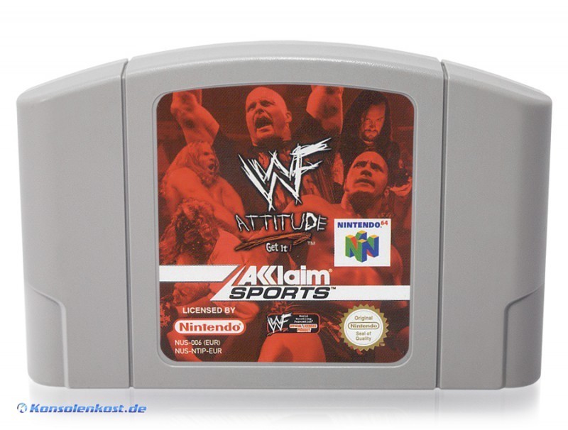 N64 - WWF Attitude (Modul) (akzeptabel) (gebraucht)
