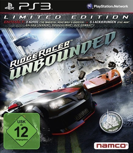 PS3 - Ridge Racer: Unbounded #Limited Edition (DE Version) (mit OVP) (gebraucht)