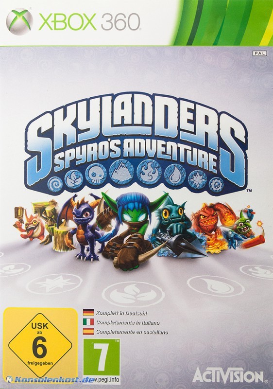 Xbox 360 Skylanders Spyro s Adventure nur Software DE EN mit OVP gebraucht Konsolenkost