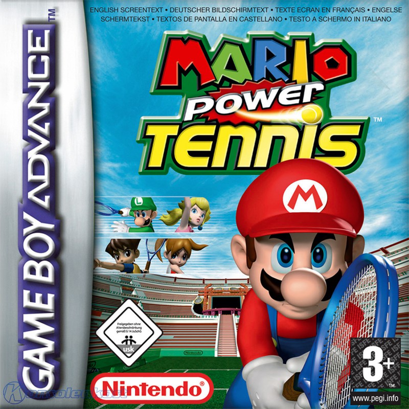 GameBoy Advance - Mario Power Tennis (EU Version) (mit OVP) (sehr guter Zustand) (gebraucht)
