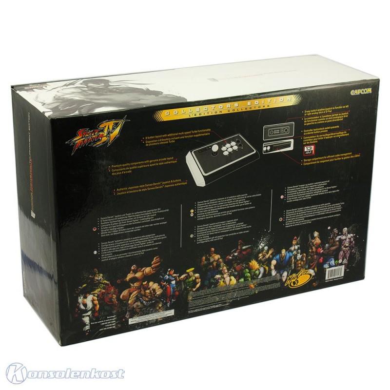 Manette Arcade Fightstick Street Fighter IV - MadCatz Pour PS3 - Avec Fil, Occasion