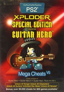 PS2 - Xploder Mega Cheats V5 - Guitar Hero Special Edition (mit OVP) (gebraucht)