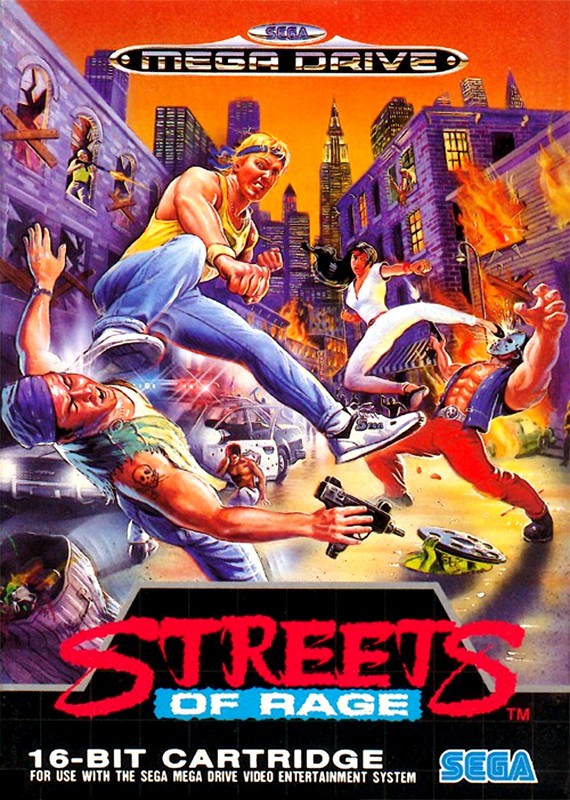 Mega Drive - Streets of Rage 1 (EU Version) (mit OVP) (sehr guter Zustand) (gebraucht)