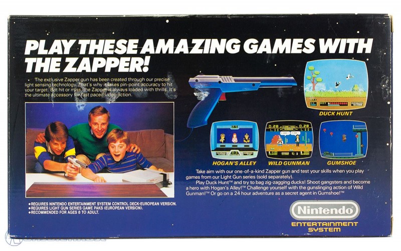 Controller Wireless Nes Zapper Original Vtg NES Nintendo Zapper