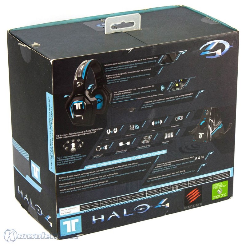 Xbox 360 Wireless Headset Warhead #Halo Edition [Tritton