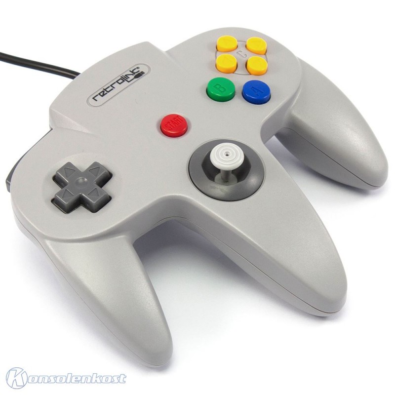 PC N64 USB Controller #grau [Retrolink] (gebraucht) Konsolenkost