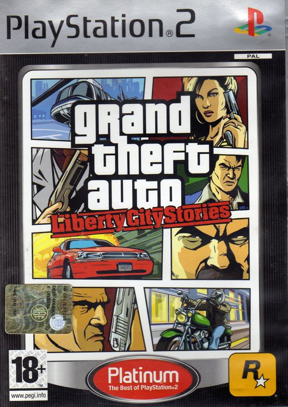 PS2 Grand Theft Auto GTA Liberty City Stories Platinum AT Version mit OVP gebraucht USK18 Konsolenkost