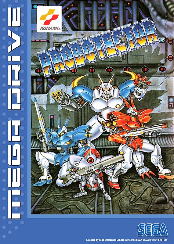 Mega Drive Probotector EU Version mit OVP gebraucht NEUWERTIG 
