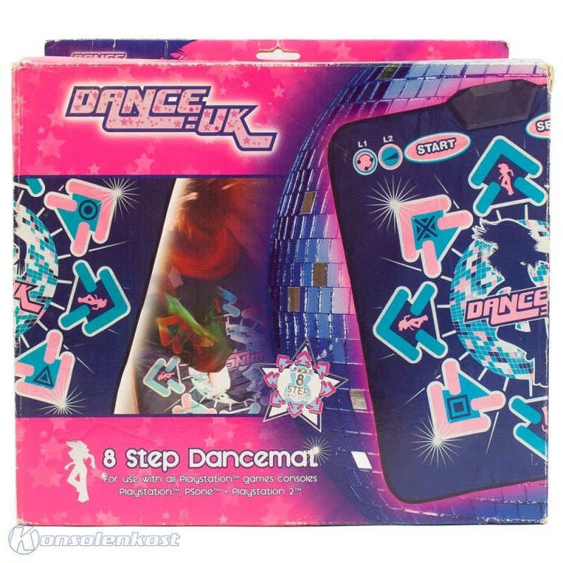 PS2 Tanzmatte / Dance Mat Dance UK 8 Step [4Gamers] (mit OVP