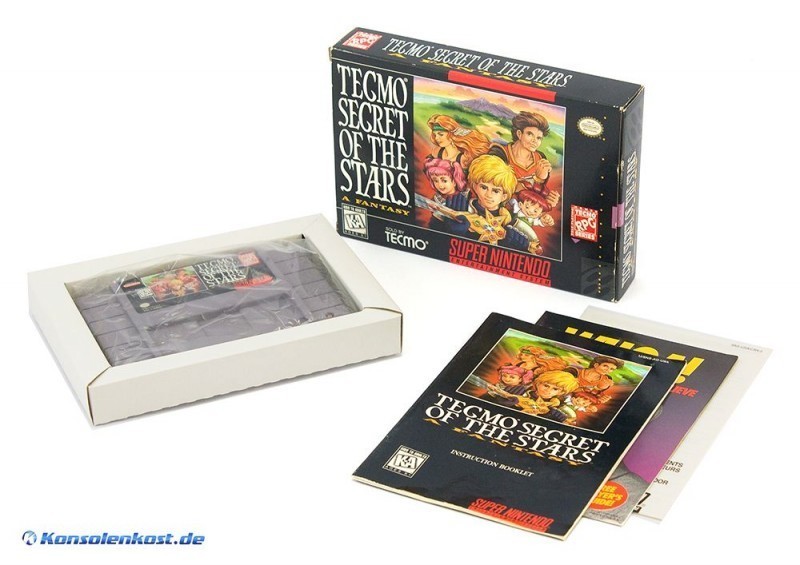 SNES Tecmo Secret of The Stars (US Import) (mit OVP) (gebraucht