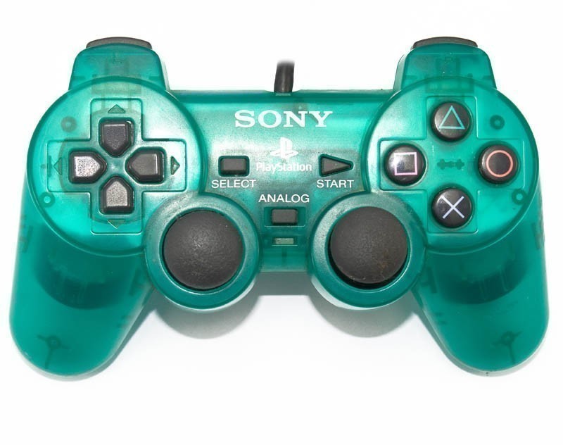 PS2 - Original Dualshock 2 Controller SCPH-10010 #Emerald Green grün ...