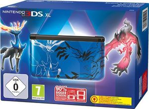 Nintendo 3DS - Konsole XL #blau Pokemon XY Edition + Netzteil (ohne Spiel) (mit OVP) (gebraucht) NEUWERTIG