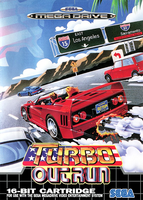 Mega Drive - Turbo Out Run / Turbo OutRun (mit OVP) (gebraucht) NEUWERTIG