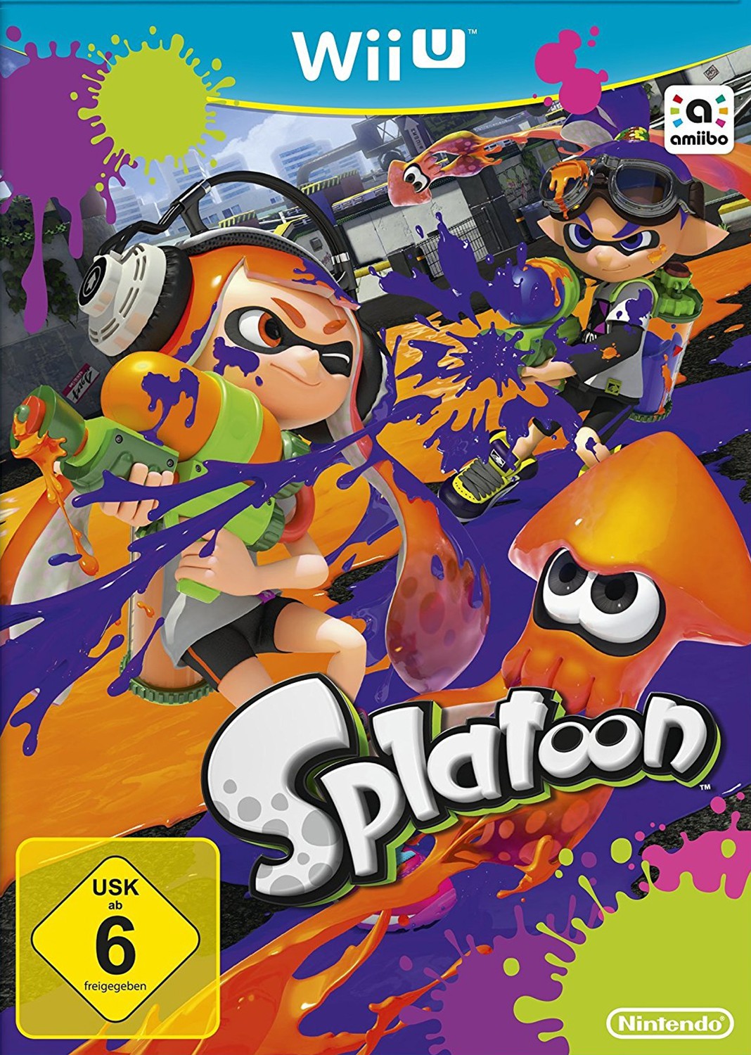 Wii U - Splatoon (DE/EN) (nur CD) (gebraucht)