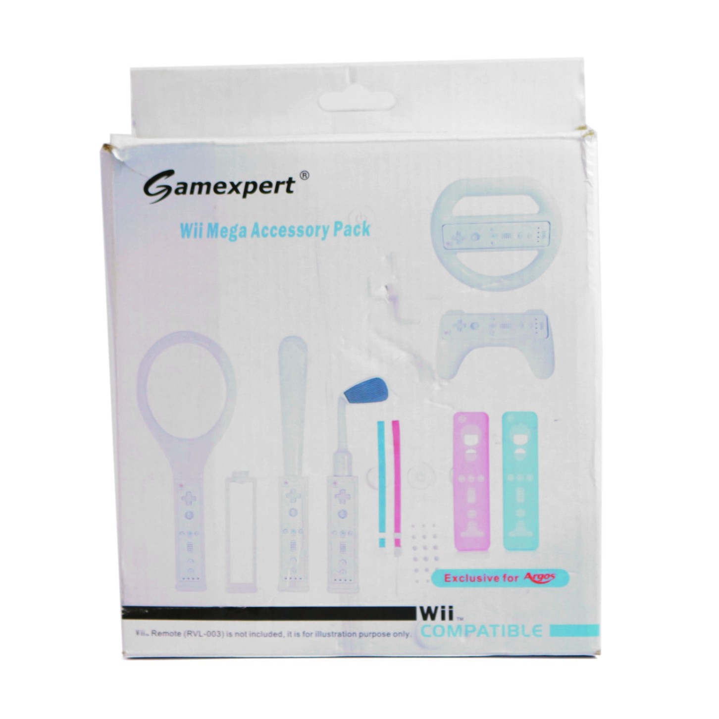 Wii ZubehörSet Wii Accessory Pack 10 in 1 GS1188 [Gamexpert] (mit OVP) (gebraucht