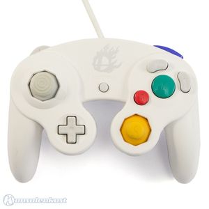 Wii U - Original GameCube Smash Bros Controller #weiß (sehr guter Zustand) (gebraucht)