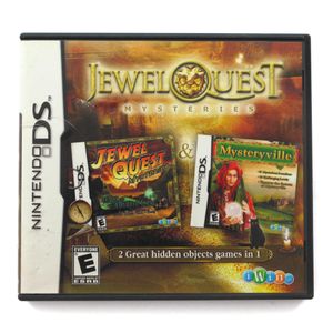 Nintendo DS - 2 in 1 -Jewel Quest Mysteries: Curse of the Emerald Tear + Mysteryville (ENGLISCH) (mit OVP) (gebraucht)