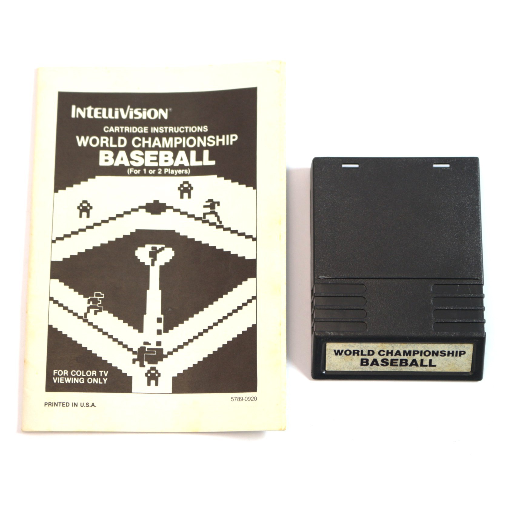 Intellivision - World Championship Baseball (Modul) (gebraucht ...