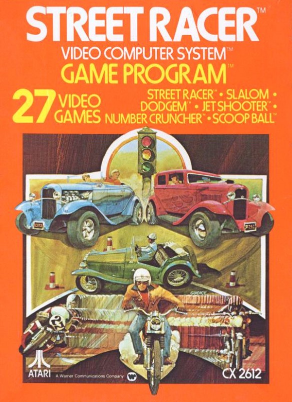 Atari 2600 - Street Racer #Picturelabel (mit OVP) (gebraucht)