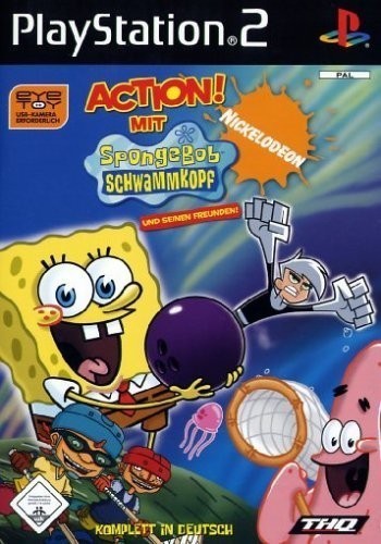 PS2 - Action mit Sponge Bob und seinen Freunden (DE Version) (nur CD) (gebraucht)
